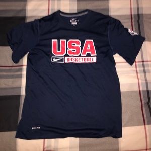 Nike Navy USA Basketball Tee